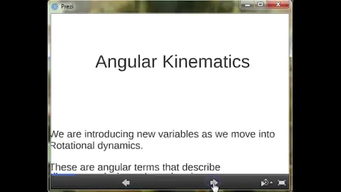 Thumbnail for Rotational Kinematics