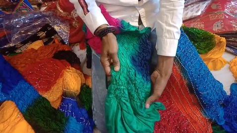 Thumbnail for Preparing Bandhani Fabric