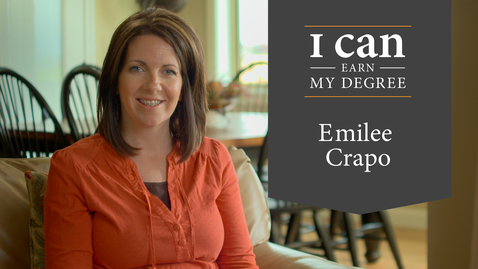 Thumbnail for entry BYU-Idaho Online Learning Student Stories:  Emilee Crapo