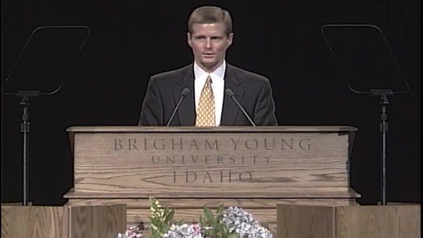 Thumbnail for David A. Bednar &quot;Steadfast and Immovable (Mosiah 5:15)&quot;