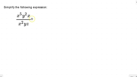 Thumbnail for entry Lesson 10 - Dividing with Exponents #6