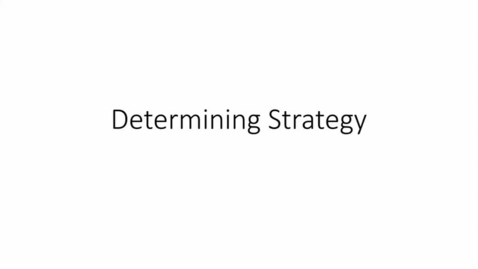 Thumbnail for PC 102 Determining Strategy