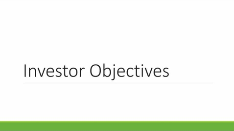 Thumbnail for B433_L08_Investment_Objectives