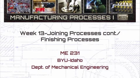 Thumbnail for ME231_Week13Lecture_Part1