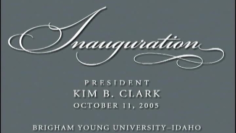 Thumbnail for Kim B. Clark Inauguration