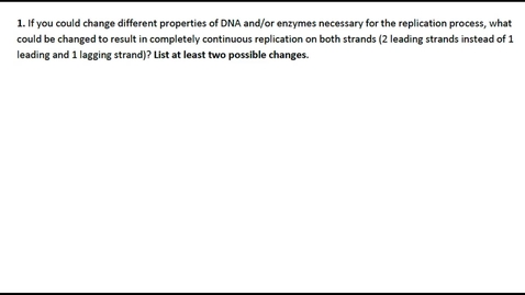 Thumbnail for entry DNA Replication Question 1