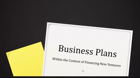 Thumbnail for B475_L03_Business_Plan_Intro