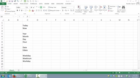 Thumbnail for Date and Time