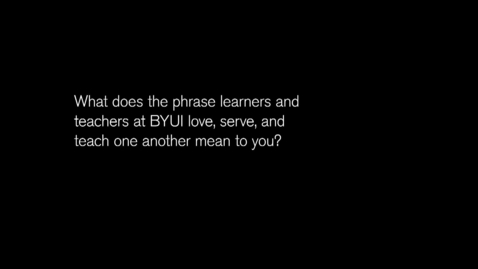 Thumbnail for entry Tyson Marsden: BYU-Idaho Student Learning Outcomes Project