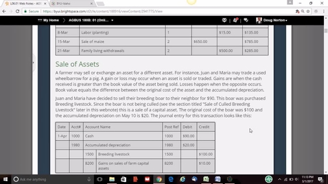 Thumbnail for entry Lesson 6 Web Notes - Complicated Transactions - AGBUS 180B