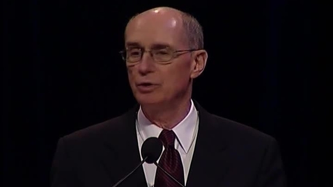 Thumbnail for entry Henry B. Eyring  &quot;The Temple and the College on the Hill&quot;