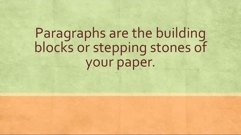 Thumbnail for Paragraphs