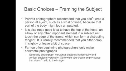Thumbnail for Framing: Part 2