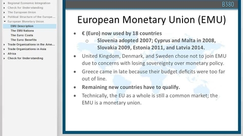 Thumbnail for B380 L6 European Monetary Union