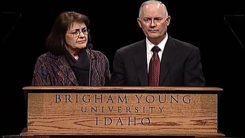 Thumbnail for President &amp; Sister Kim B. Clark &quot;A Chaste and Virtuous Life&quot;