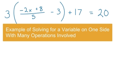 Solving For A Variable Using Addition Subtraction Multiplication And Division With Fractions
