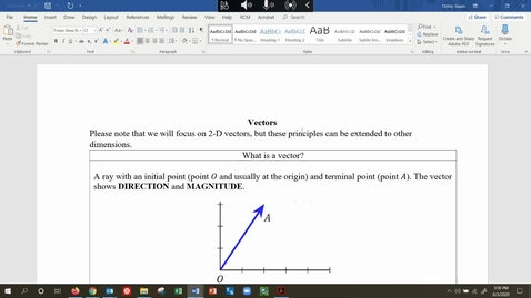 Thumbnail for MATH 109 - Add Vectors to Find Resultant Force