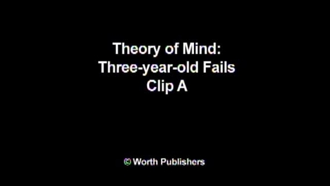 Thumbnail for entry CHILD 210 Theory of Mind: Clip A