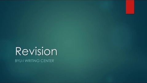 Thumbnail for Revision