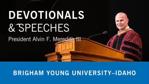 Thumbnail for Alvin F. Meredith III - &quot;Spring 2025 Commencement Address&quot;