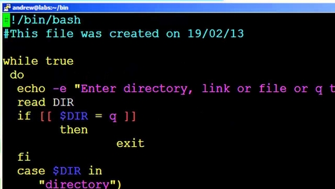 Thumbnail for entry BASH Scripting Lesson 5: Using WHILE Loops