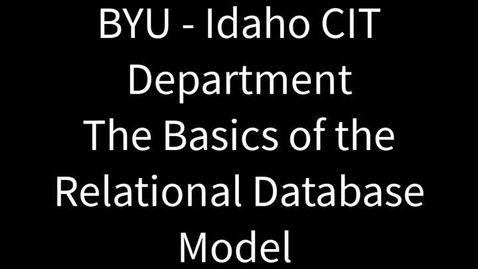 Thumbnail for entry The Basics of Relational Database Design Explained