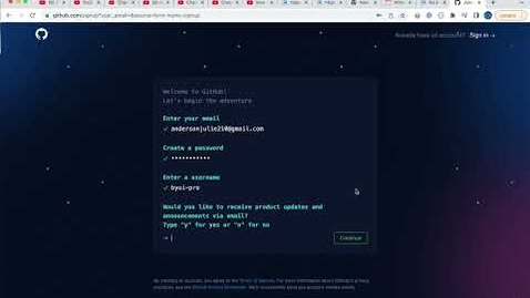Thumbnail for Setting up a GitHub Account