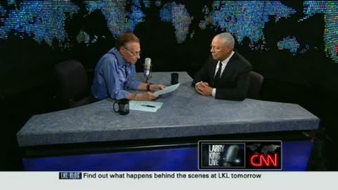 Thumbnail for CNN Official Interview: Colin Powell now regrets UN speech about WMDs