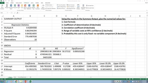 Thumbnail for Estimation Regression and High Low