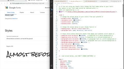 Thumbnail for Site Plan Fonts - Google Fonts