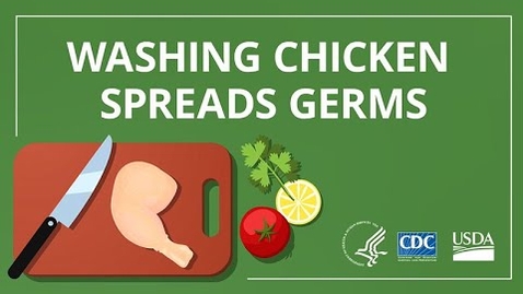 Thumbnail for Washing Chicken Spreads Germs