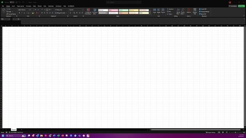 Thumbnail for Excel Tips - Merge &amp; Center, Cell Colors, Cell Borders, Date Format