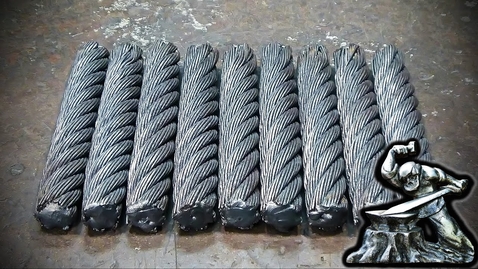 Thumbnail for Damascus from the cable, the entire process (Blade)