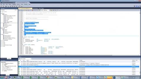 Thumbnail for Submit SQL File Type or Text Entry