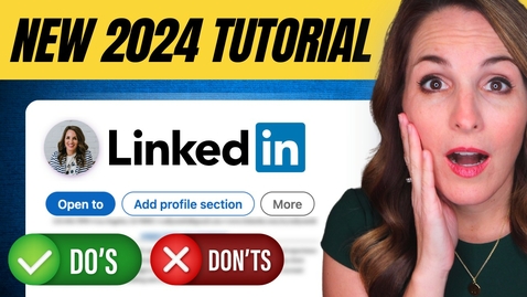 Thumbnail for HOW TO GET STARTED ON LINKEDIN IN 2024 - 9 BEGINNER STEPS REVEALED!!