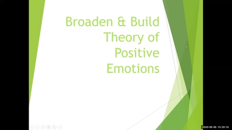 Thumbnail for Broaden and Build Theory of Positive Emotions