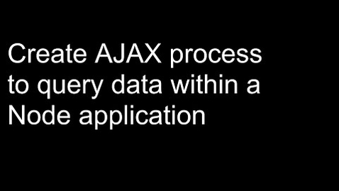Thumbnail for AJAX Data Retrieval