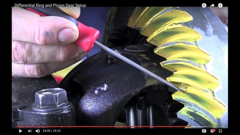 Thumbnail for Differential Ring and Pinion Gear Setup