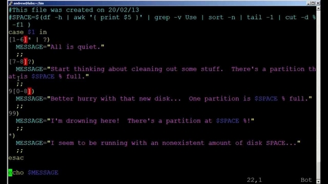 Thumbnail for BASH Scripting Lesson 4: Using Case Statements