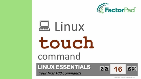 Thumbnail for ITM 112 touch Command
