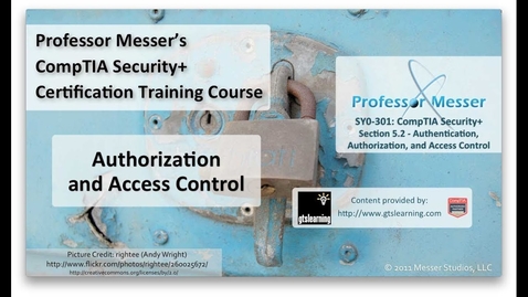 Thumbnail for Authorization and Access Control 