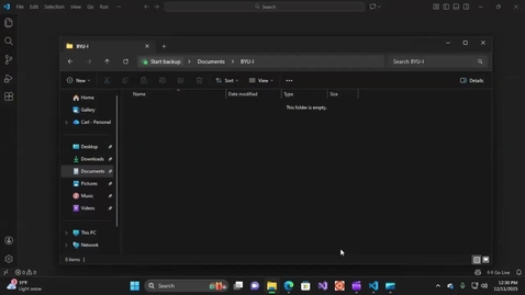 Thumbnail for Week 1 - Folder Setup - 720p