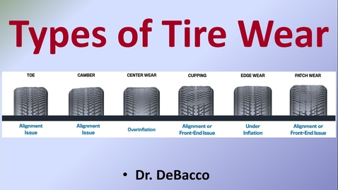 Thumbnail for entry Types of Tire Wear