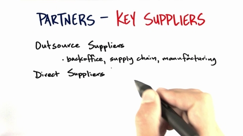 Thumbnail for entry Key Suppliers 