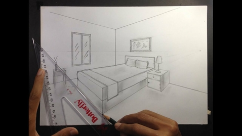 Thumbnail for How to Draw a Simple Bedroom in Two Point Perspective