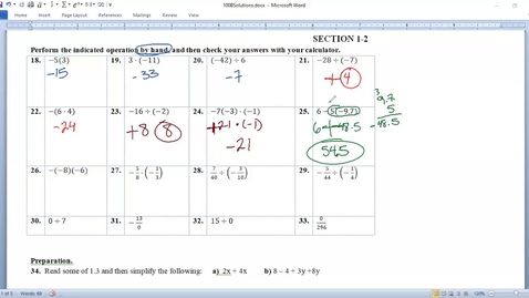 Thumbnail for 100B 1-2 Solutions 18-34