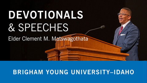 Thumbnail for Elder Clement M. Matswagothata - "Anchored in Christ"