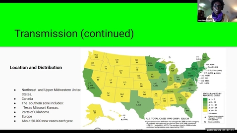 Thumbnail for entry Presentation on Lyme Disease