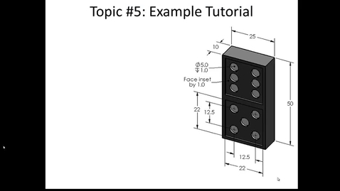 Thumbnail for ME 172 4.1 Part B - Domino Tutorial