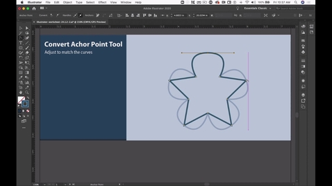 Thumbnail for Convert Anchor Point Tool (Keyboard Shortcuts)